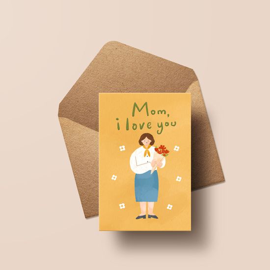 캘리그라피카드 어버이날 가정의달 감사카드 6종세트