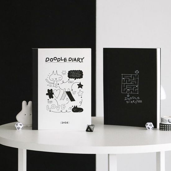 아이코닉 2026 두들 다이어리 날짜형