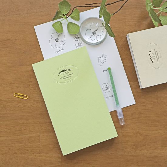 오첵 만년형 TODAY IS 하루기록 감정 데일리 일기장