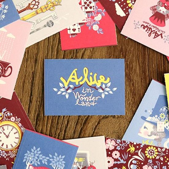 라벨 스티커팩-14 앨리스 (천소)