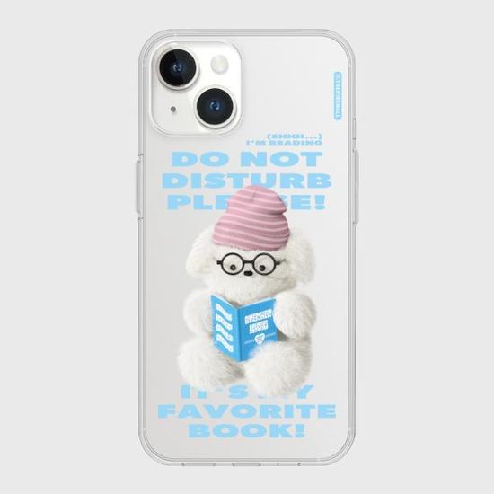 do not disturb puppy [클리어 폰케이스]