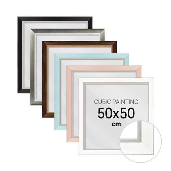 하비스 보석십자수 액자 프레임 모던 50x50cm