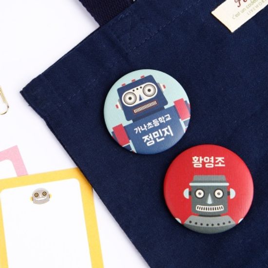 [주문제작]캐릭터버튼로봇A