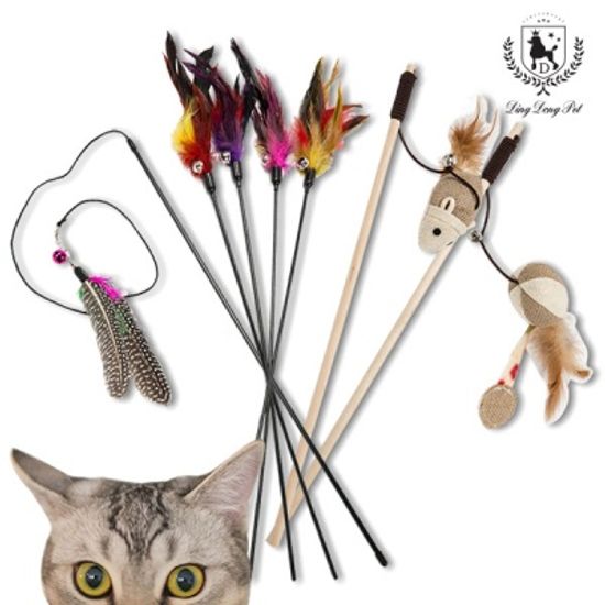 [딩동펫]고양이 장난감 낚싯대장난감