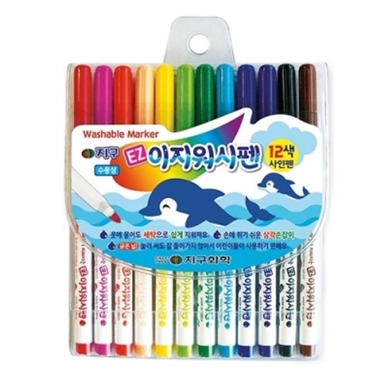 [지구화학] 이지워시펜12색 [세트/1] 242810