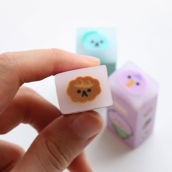 핑크풋 쪼꼬미친구들센터지우개
