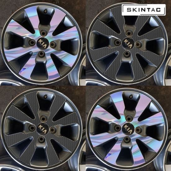 기아 올 뉴 모닝 14인치(13년도) 휠스티커/1세트