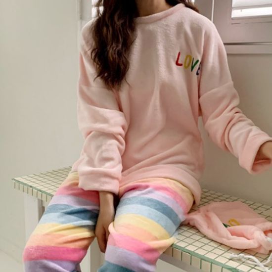어나더뷰 꿀나잇 수면잠옷 상하의 파우치세트 5종 982