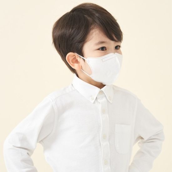 흰색 국내산 유아 어린이 캐릭터 마스크 아이다움