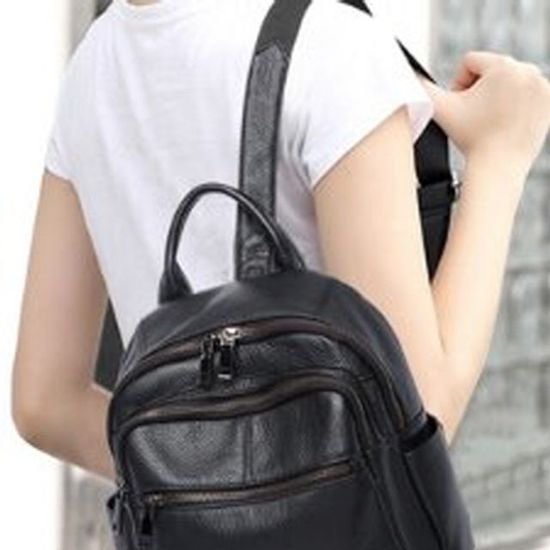 천연 소가죽 여성백팩 메이 백팩