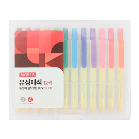 문화 2p 7 유성 오일 매직 흑 유성펜(WC4E4B4)