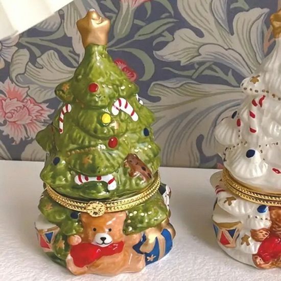 크리스마스트리 세라믹 다용도 케이스