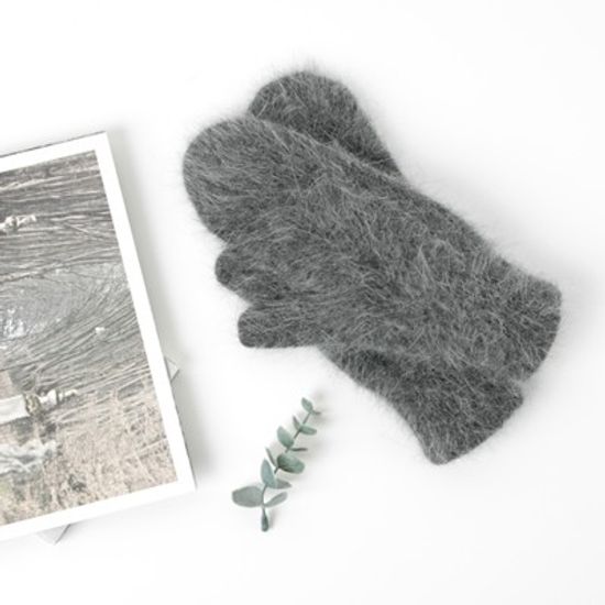 [베네]러블리 앙고라 벙어리장갑