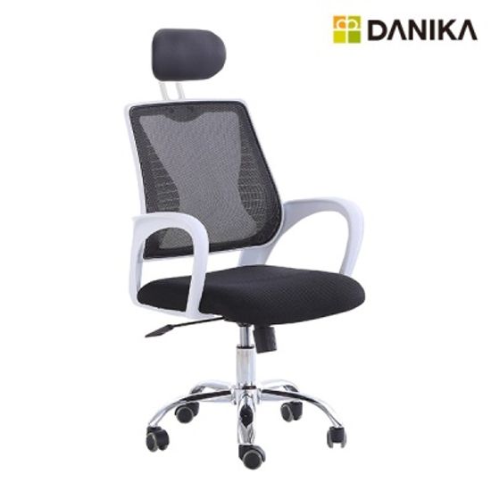 D-LUX 프리미엄 화이트 메쉬 의자 CY-999W