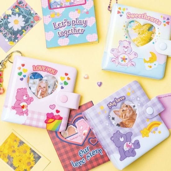 루카랩 케어베어 하트 3공 포켓 바인더 