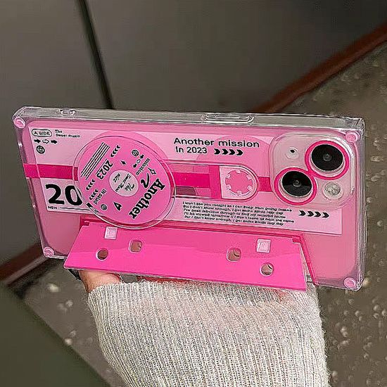 아이폰 14 13 12 복고 카세트테이프 CD 스피너 케이스