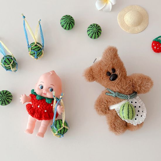 미니어처 수박 키링