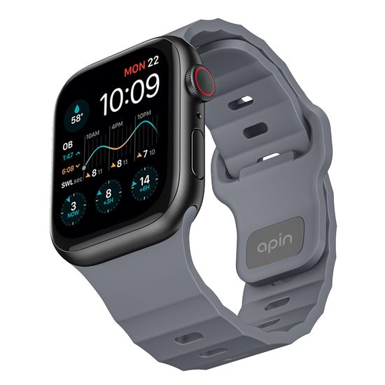 apin 애플워치 10 9 8 울트라 FKM 불소고무 스트랩