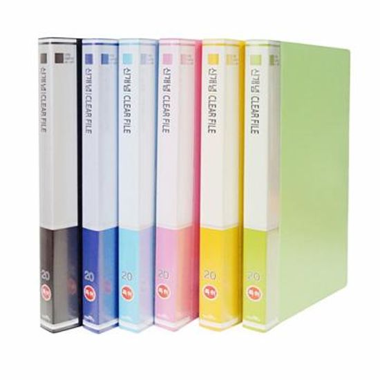 악보겸용 클리어 파일 A4 20매 서류화일철