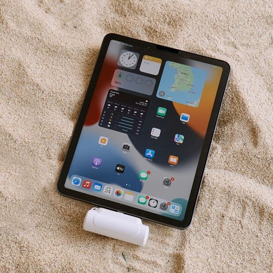끼움 5000mAh 3XL일체형아이폰보조배터리 8핀c타입