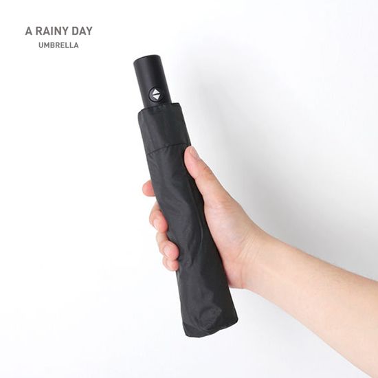 [A RAINY DAY]완 자동 경량우산 _솔리드 3color 