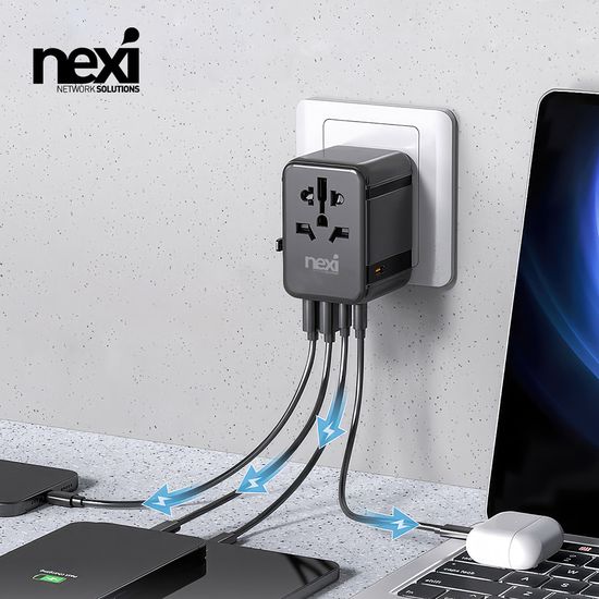 (NEXI) 넥시 35W 해외여행용 멀티어댑터 (NX1422)