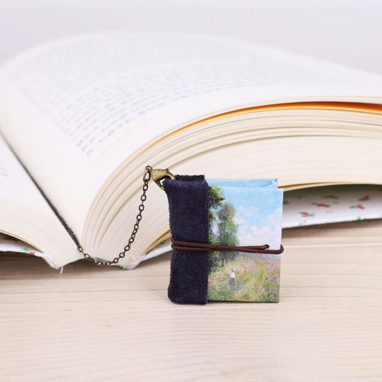 북키스 DIY 미니북책갈피 만들기 클로드 모네 11종