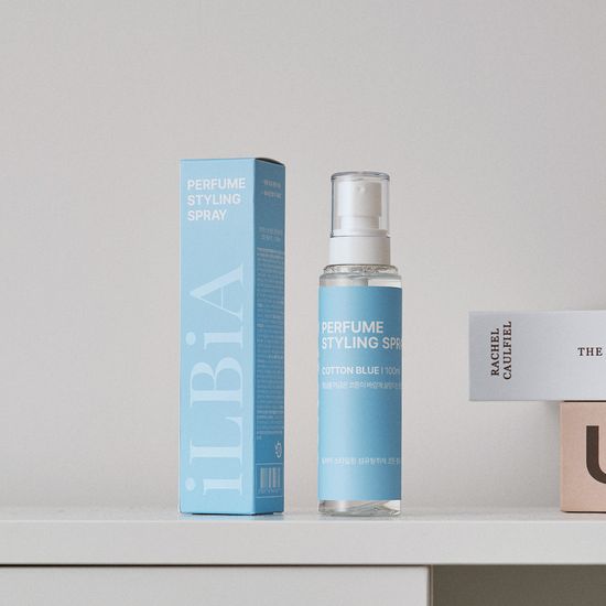 일비아 뿌리는 다리미 섬유탈취제 코튼블루(100ml)