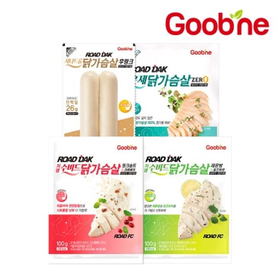 굽네 로드닭 저염 닭가슴살 5팩 골라담기