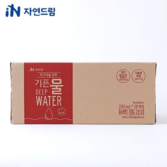 자연드림 마그네슘강화 기픈물 330ml x (18개입)