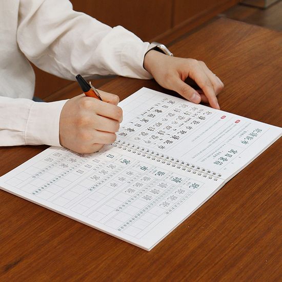 천자문을 쓰다 - 천자문 쓰기 노트 (어른 학습지⑩)