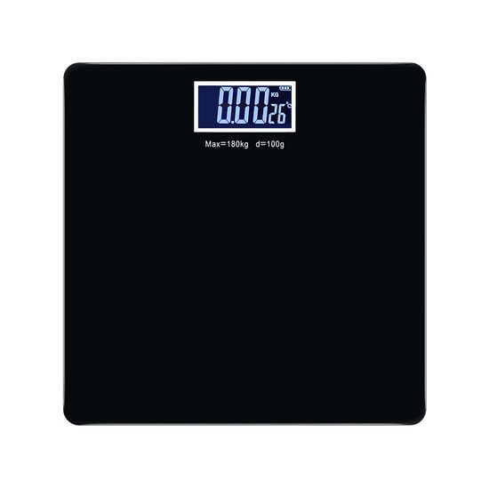 노바리빙 컬러 백라이트 사각 미니 체중계 LCD