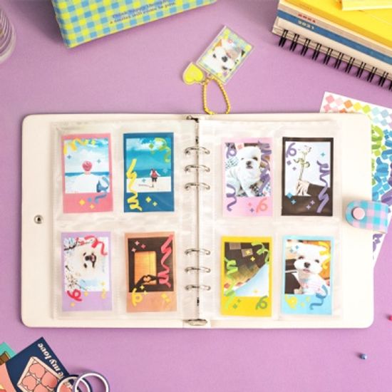 THT 체크 폴라로이드 바인더 (6공)