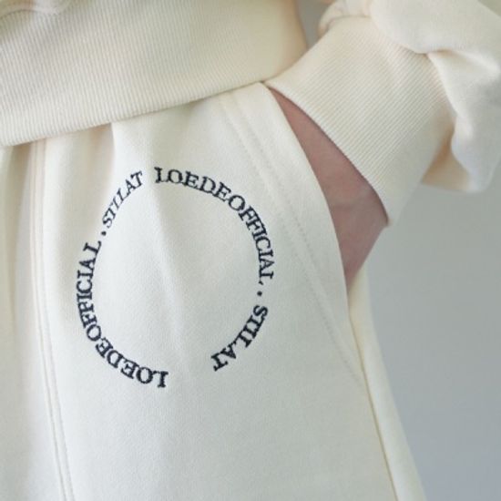 Sweat shorts emblem (ivory)