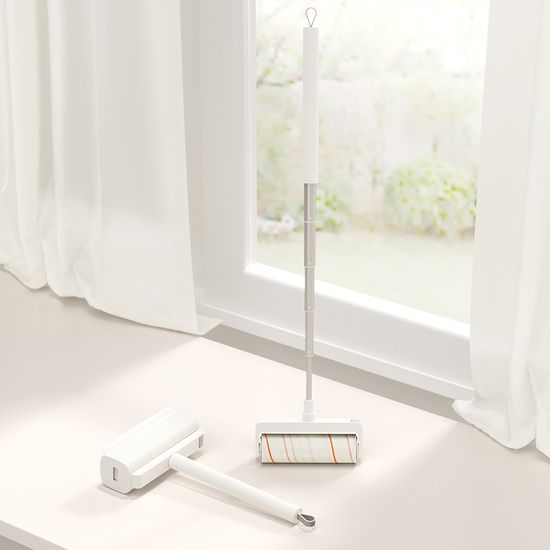 [무아스] 브러시 길이조절 테이프 클리너 돌돌이 