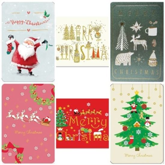 홀마크 크리스마스 미니카드 6종
