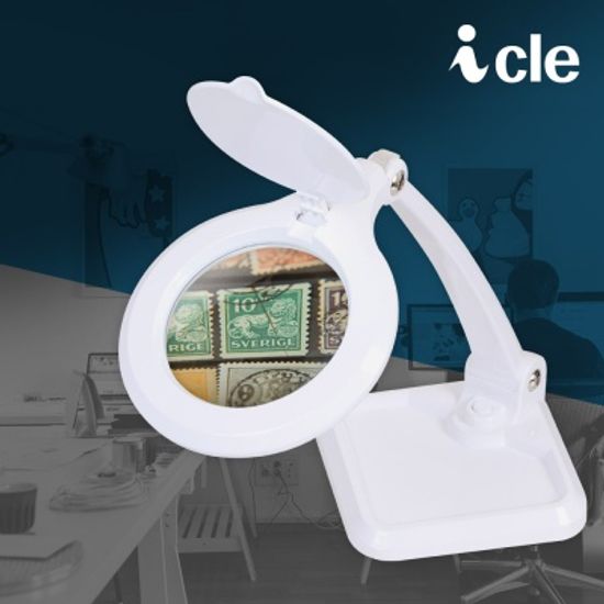 아이클 LED조명확대경 독서확대경 ICLE-8073 3배율