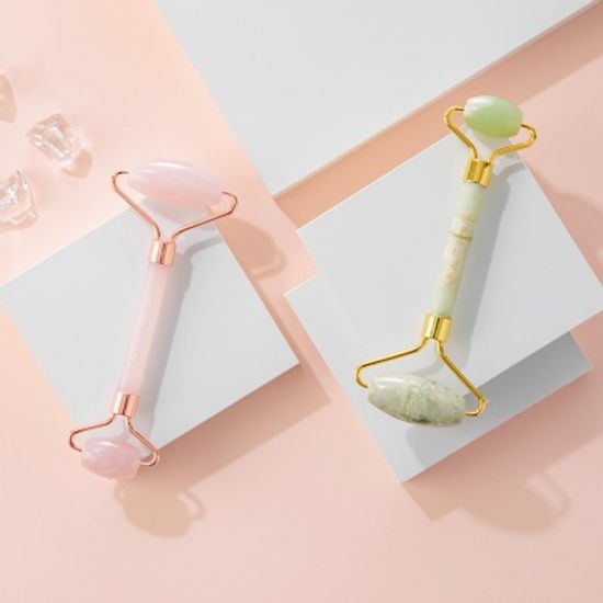 뷰티인어스 제이드롤러 얼굴 경락마사지 페이스롤러