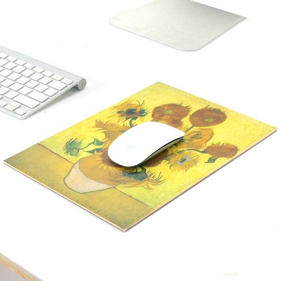 아리아라 A4 명화 가죽 마우스패드 인쇄 패드