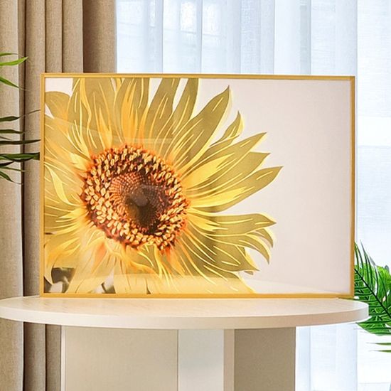 해바라기 그림 황금 24k 액자