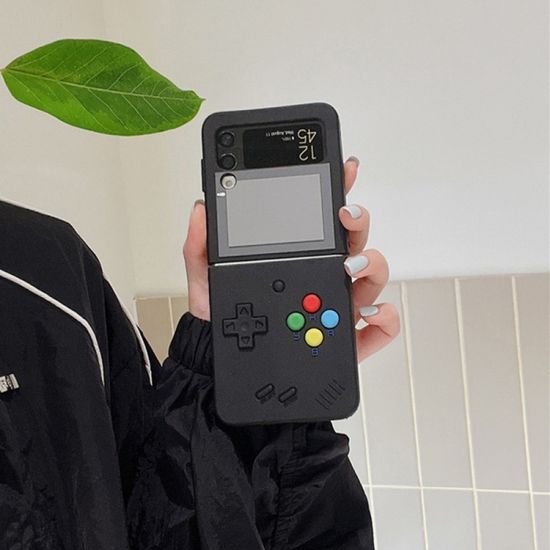 갤럭시 Z플립 5 4 3 레트로 게임기 컨트롤러 케이스