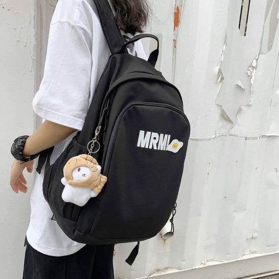 여자 학생 뱃지 키링 포함 백팩 가방(WBEF7F1)