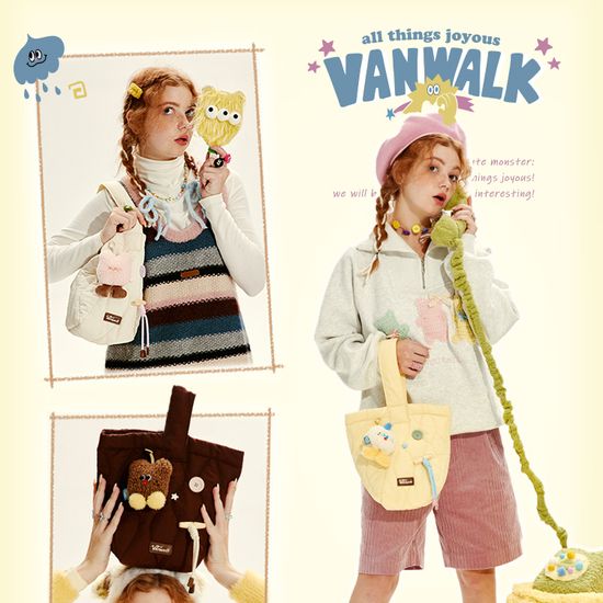 반워크 마카롱 토트백