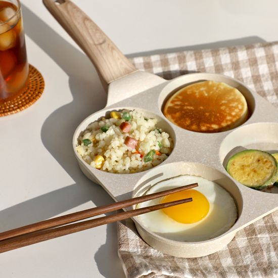 벨링 IH 인덕션 프라이팬 원형 4구 1p