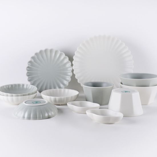 시라쿠스 네이처 무광 2인 식기세트 12p 택1