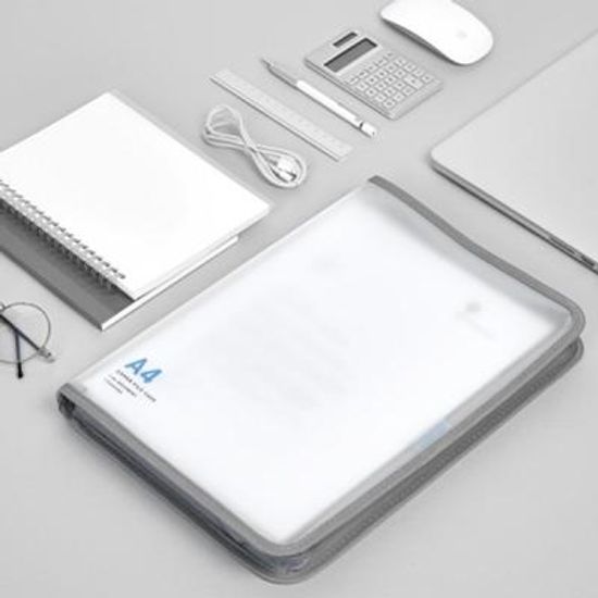 시스맥스 지퍼 화일케이스 - 그레이