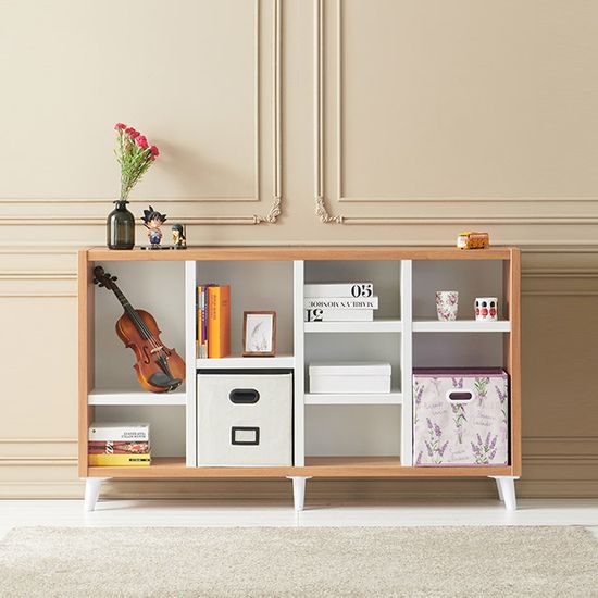 책장 책꽂이 선반장 진열장 160cm P0000JCI