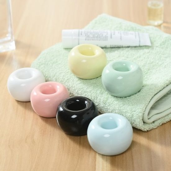 파스텔 세라믹 칫솔스탠드