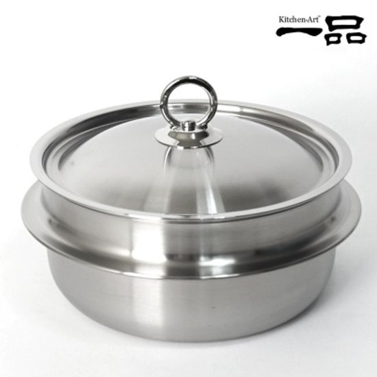 키친아트 일품 통5중 스테인레스 가마솥 22cm