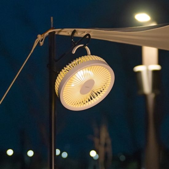 [무아스] 무선 서큘레이터 캠핑 무드등 선풍기 MF-CP5